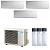 Мульти сплит-система Daikin 3MXM52N7(A) / FTXJ20AW на 3 комнаты с установкой